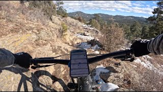 Fat biking Ponderosa - Alderfer Three Sisters Park - Evergreen - Colorado