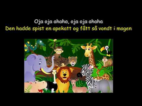 DYRENE I AFRIKA med tekst