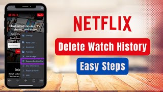 How to Delete Watch History on Netflix !