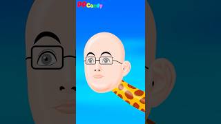 金髪ツインテールヘアのおばけキリンさん #shorts #anime #animation #妖怪