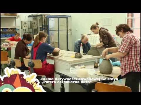 Zakład Aktywności Zawodowej Celestyn „Patera ceramiczna duża"