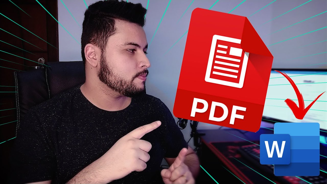 COMO EDITAR PDF [PC ou CELULAR] ✅  -  FÁCIL E GRÁTIS - EDITE NO WORD OU SEM PROGRAMA