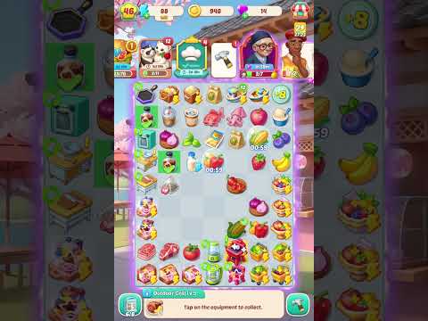 Foodstars: Merge&Cook Gameplay Part 19|No.4 Sakura&Wagashi