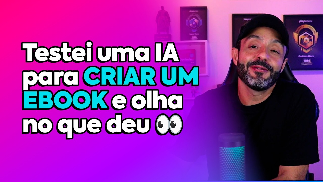 Testei uma IA para criar ebook e FICOU ASSIM 😱