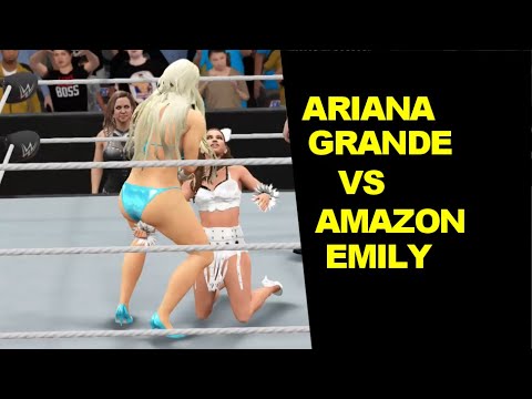 WWE 2K17 Ariana Grande vs Amazon Emily - Submission