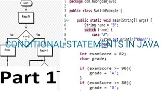 Conditional Statements In Java  -  1 || ICSE Class 9 Computer Applications