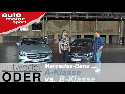 Mercedes-Benz A-Klasse vs B-Klasse | Entweder ODER | (Vergleich/Review) auto motor und sport