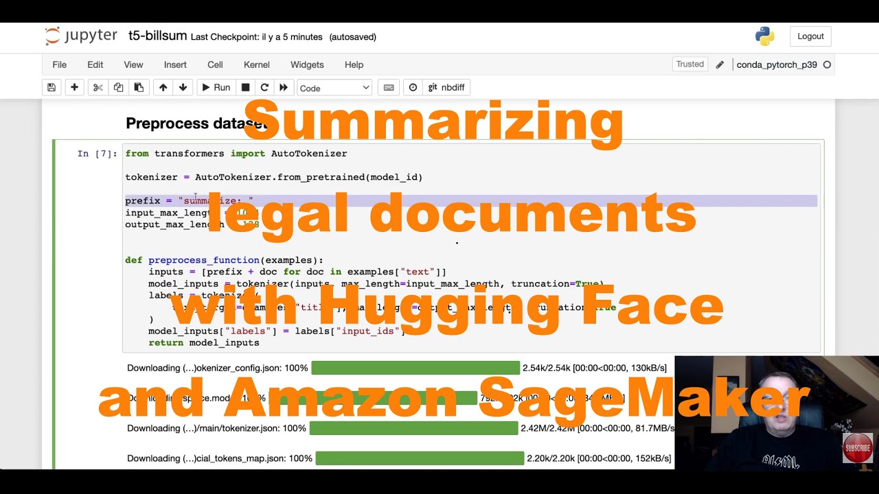 Summarizing legal documents with Hugging Face and Amazon SageMaker