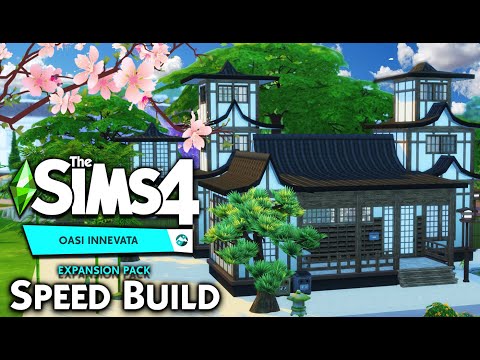 THE SIMS 4 ITA -  OASI INNEVATA 😭😭😭 PENSAVO NON SAREBBE MAI SUCCESSO🤩🤩 SPEED BUILD