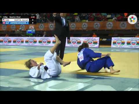 Hannah MARTIN (USA) Vs Kathrin UNTERWURZACHER (AUT) - Judo Grand Prix Samsun 2014 [-63kg]