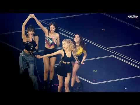 [Fancam] 190714 BLACKPINK   Don't know what to do at BLACKPINK Encore Concert in Thailand