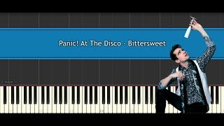 Panic! At The Disco - Bittersweet (piano tutorial)