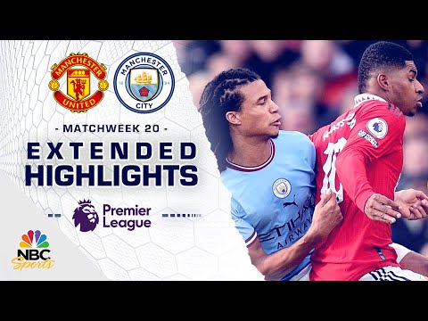 Manchester United v. Manchester City | PREMIER LEAGUE HIGHLIGHTS | 1/14/2023 | NBC Sports