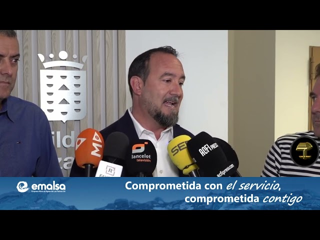 Lorenzo asiste a la Comisión de Inundaciones en el Cabildo de Lanzarote