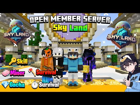 New Year Sky Land Network - Exclusive Minecraft PE Server 1.20
