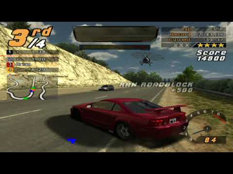 Need for Speed: Hot Pursuit 2, 8 Laps Ancient Ruins - Ford Mustang Cobra R