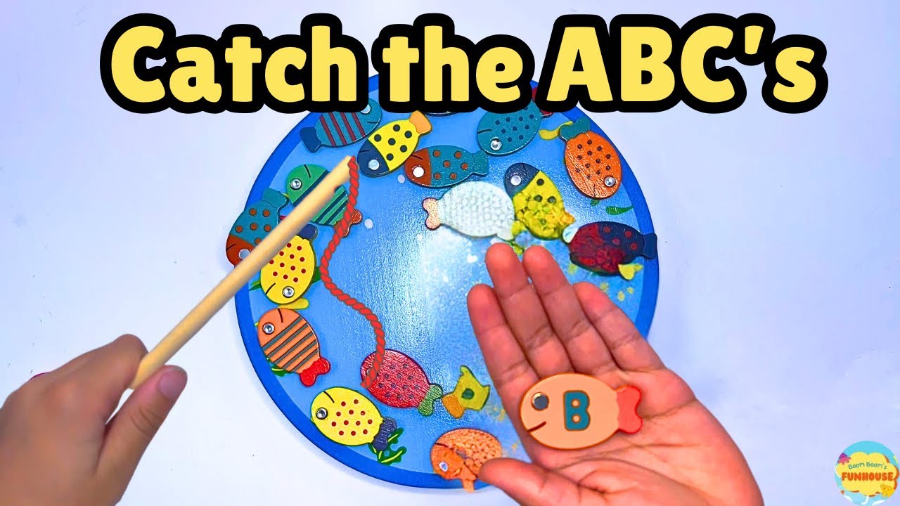 ABC Fishing Adventure! 🎣 Can YOU Catch All the Letters from A to Z? Toddler Learning Videos #abc