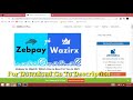 Wazirx vs Zebpay vs coinsswitch Fees Detailed Information