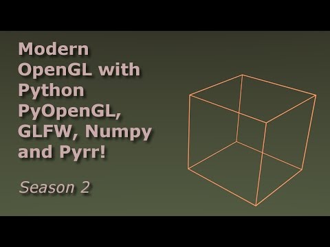 Python OpenGL and PyOpenGL - s02e09 - vertex array objects
