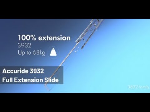 How Does The Accuride 3932 Full Extension Drawer Slide Work?