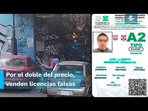 Así operan falsos gestores de la Semovi. Ofrecen licencias falsas en redes sociales