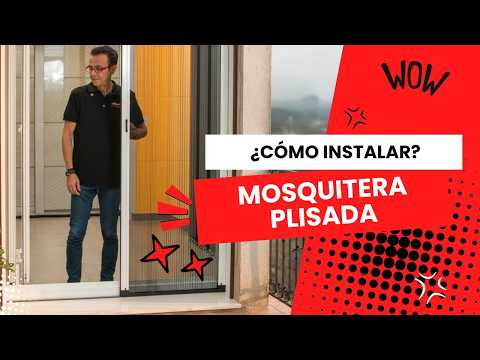 Cómo Instalar una Mosquitera Plisada Lateral de Doble Cadena