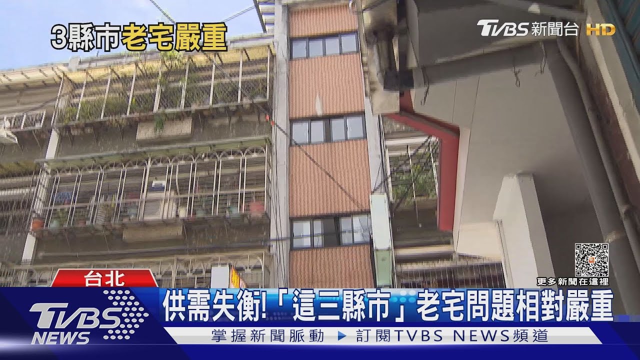 供需失衡! 「這三縣市」老宅問題相對嚴重