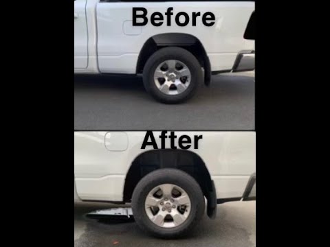 2020 Ram 1500 Big Horn rear wheel well liner installation
