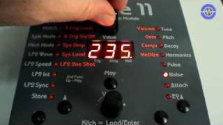 Video thumbnail for Sonic Lab: Jomox MBase11 Bass Drum Synthesizer by sonicstate