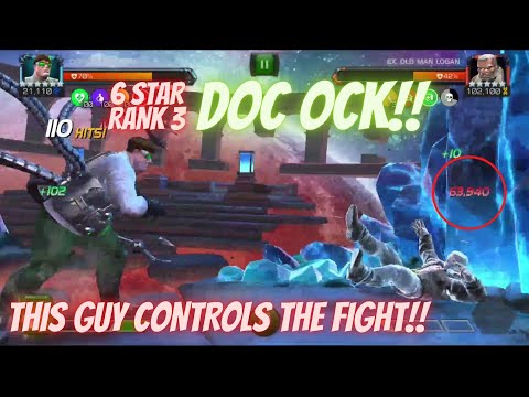 6 STAR RANK 3 DOCTOR OCTOPUS GAMEPLAY!! THIS GUY REALLY CONTROLS THE FIGHT!!