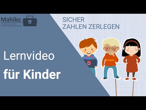Zahlen zerlegen – Sicher Zahlen zerlegen Klasse 1 | Mathe Lernvideos für Kinder