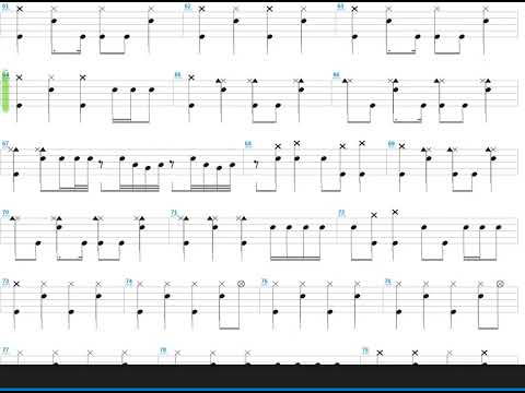 Hot Blooded + Foreigner + Drum only + Drum tab