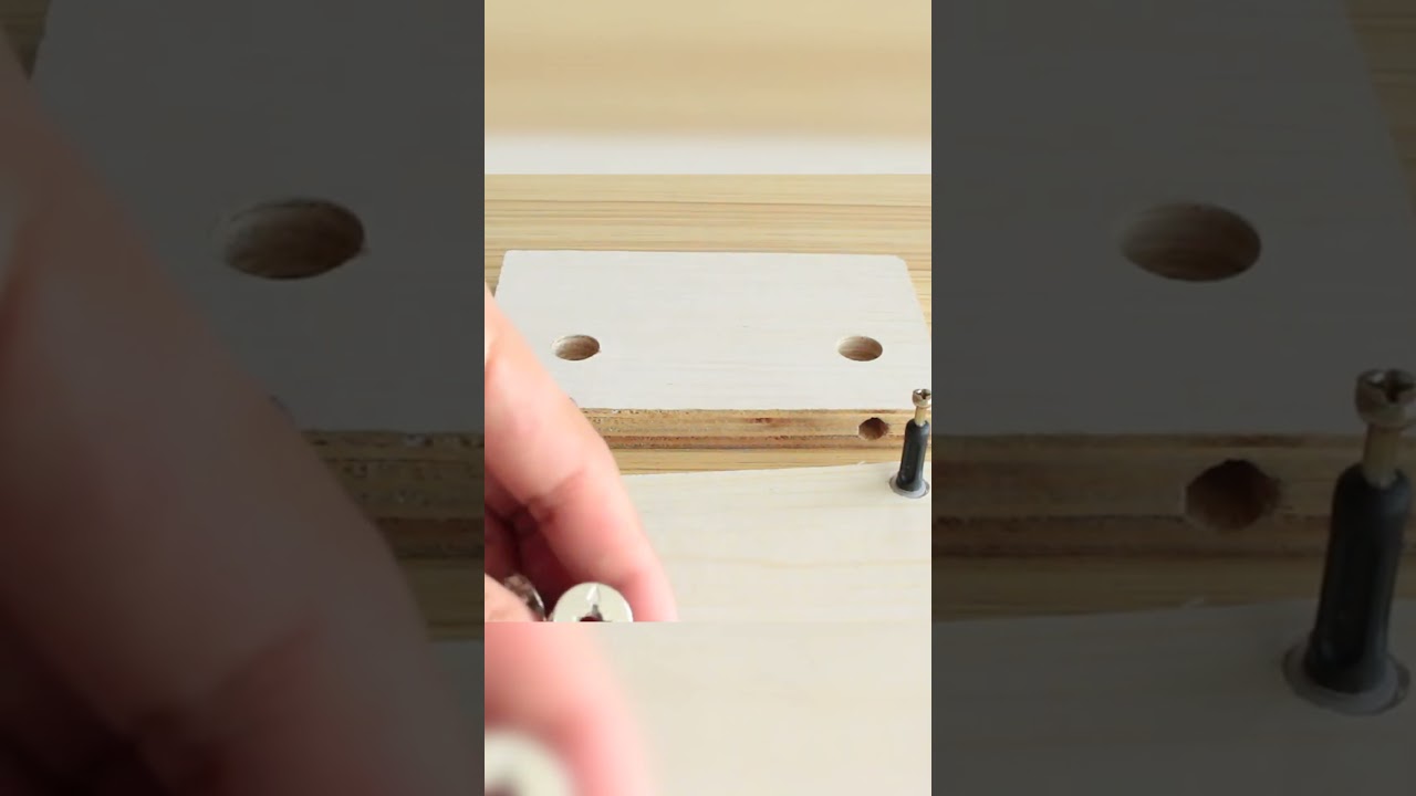 Mini Fix Dowel Fastener Zinc Alloy Eccentric Cam for Furniture Connecting 3 IN 1 Bolt