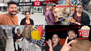 Wife Naal Perfect Outing | Movie, Shopping Te Her Favourite Restaurant