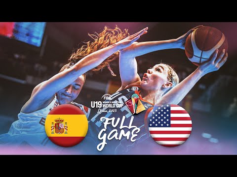 FINAL: Spain v USA | Full Basketball Game | FIBA U19 Women's Basketball World Cup 2023