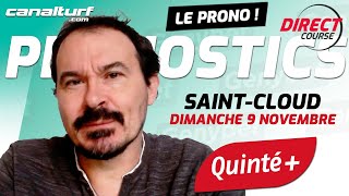 emission video des courses turf pmu du Dimanche 9 novembre 2025