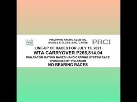 RACE ANALYSIS BY MISTER K - JULY 16, 2021 (NAIC)