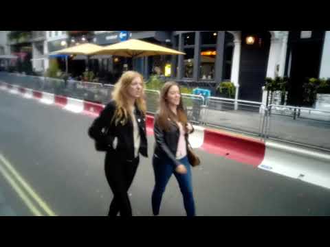 london Red light door to a model,  Close  HD