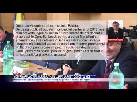 viceprimarul actual al radautiului luat la rost de fostul vice