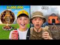 100 Vs 1 000 000 Camping Challenge