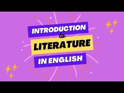Introduction to Literature in English: Meaning, Functions and Sources of African Lit.