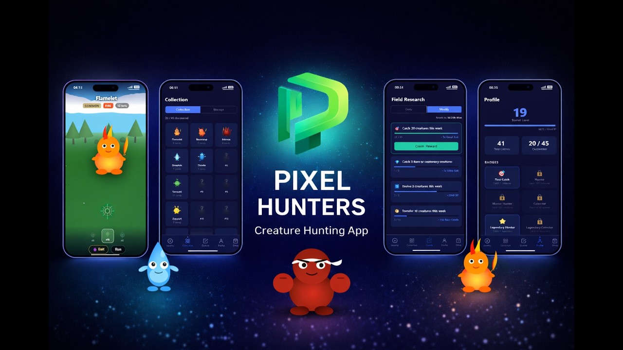 PixelHunters — Creature Catching Phone App thumbnail 8