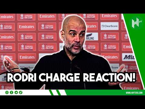 Pep Guardiola REACTS to Rodri charge