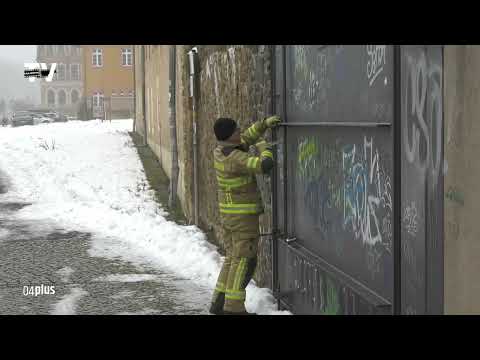 Hochwasserschutz: Grimma schließt die Tore