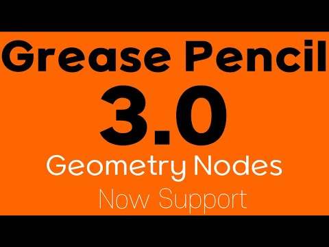 Grease Pencil 3.0 Jam Session with Geometry Nodes (Blender 4.1)
