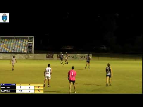 QFA Div 2 South  Round 12 - Reserves -  Bond uni v Carrara