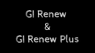 GI Renew & GI Renew Plus