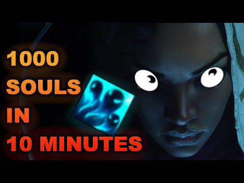 SENNA 1000 SOULS IN 10 MINUTES! ONE SIMPLE TRICK TO HAVE FUN ON PRACTICE TOOL! League of Legends