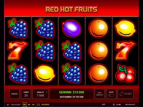 Red Hot Fruits kostenlos spielen - Novomatic / Novoline