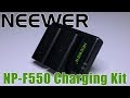 Neewer NP-F550 Battery Charger Set